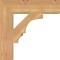 Ekena Millwork Balboa Block Smooth Bracket, Western Red Cedar, 3 1/2"W x 16"D x 16"H BKT04X16X16BOA05SWR - alternate 3